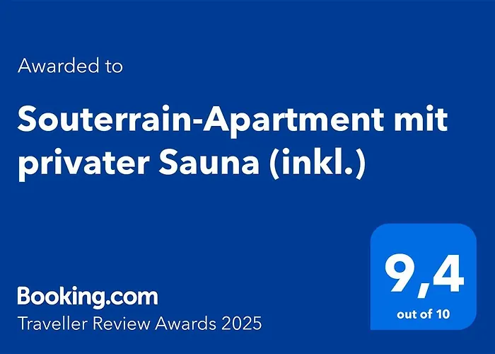Souterrain-Apartment Mit Privater Sauna